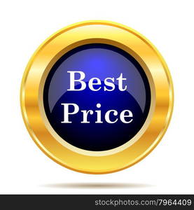 Best price icon. Internet button on white background.