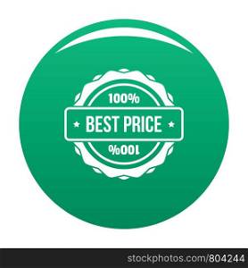 Best price logo. Simple illustration of best price vector logo for any design green. Best price logo, simple style.