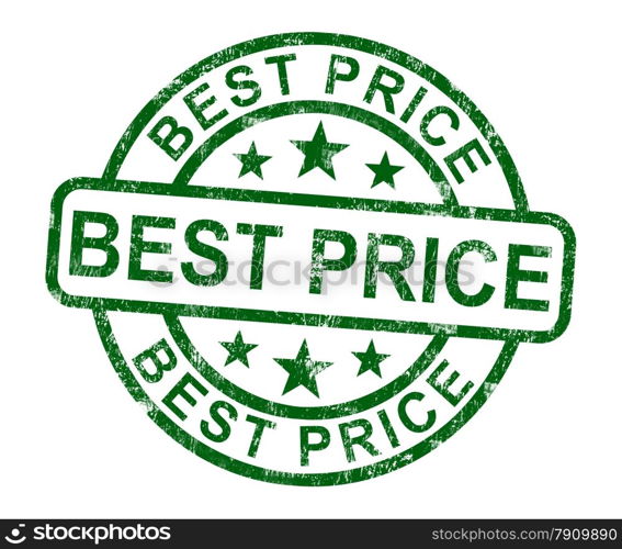 Best Price Stamp Showing Sale And Reduction. Best Price Stamp Showing Sale And Reductions