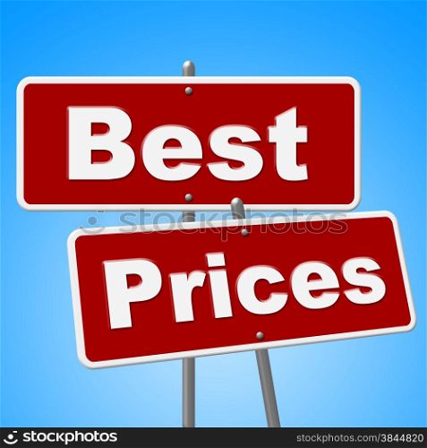 Best Prices Signs Meaning Sales Message And Discounts