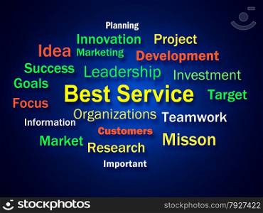 Best Service Brainstorm Showing Steps For Delivery Of Services