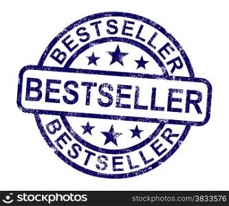 Bestseller Stamp Shows Top Rated Or Leader. Bestseller Stamp Showing Top Rated Or Leader