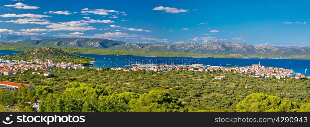 Betina village on the hill by the sea, Island of Murter, Croatia