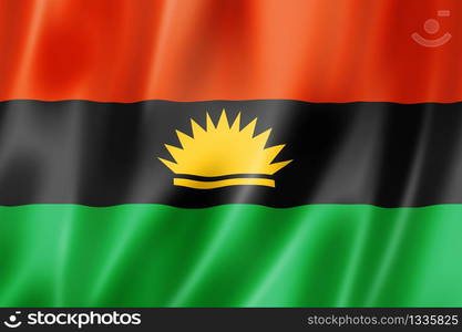 Biafra ethnic flag, Africa. 3D illustration. Biafra ethnic flag, Africa