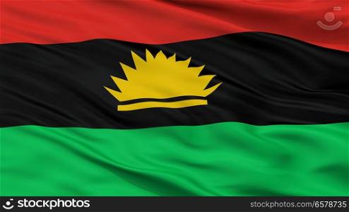 Biafra Flag, Closeup View. Biafra Flag Closeup