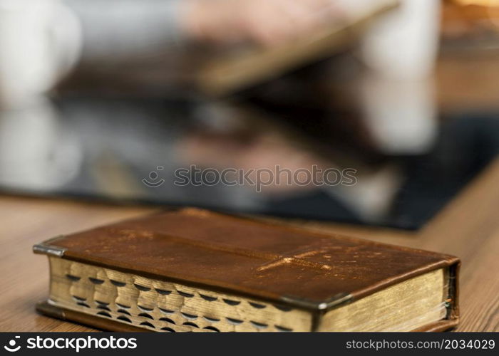 bible book kitchen table