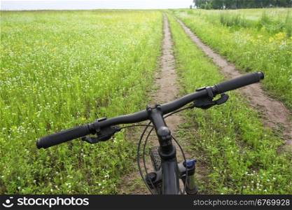 bicycle and country road