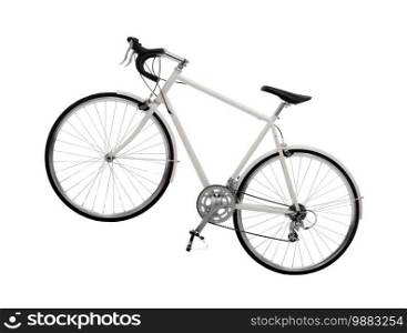 Bicycle isolated on white background. Bicycle