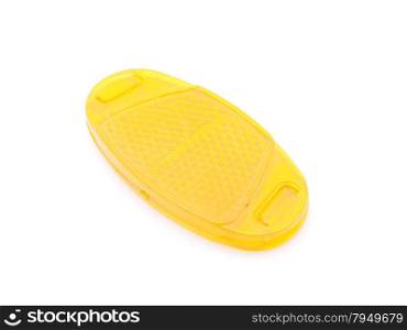 bicycle reflectors on white background