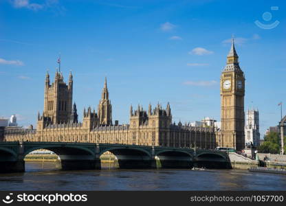 Big ben and house of parliament in London England, UK