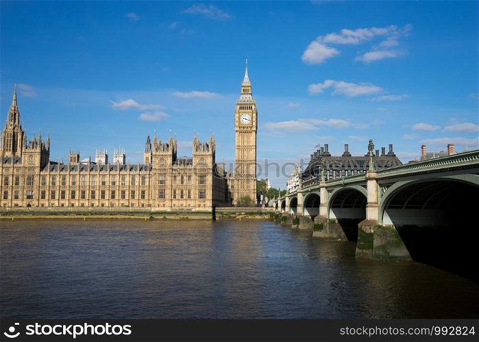 Big ben and house of parliament in London England, UK