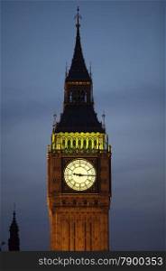 Big Ben and Westminster at Night. Big Ben and Westminster at Night Photograph