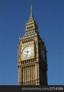Big Ben at the Houses of Parliament, Westminster Palace, London, UK. Big Ben, London