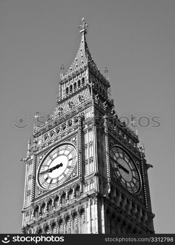 Big Ben. Big Ben, Houses of Parliament, Westminster Palace, London gothic architecture