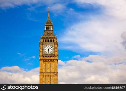 Big Ben Clock Tower in London at England