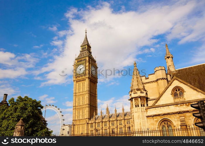 Big Ben Clock Tower in London England