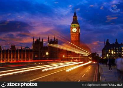 Big Ben Clock Tower in London England