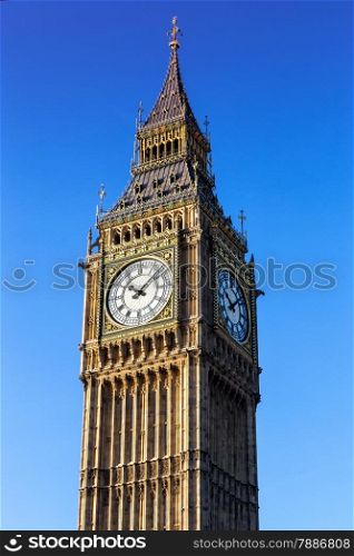 Big Ben in a sunny morning, London, United Kingdom