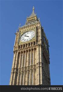 Big Ben, London. Big Ben at the Houses of Parliament, Westminster Palace, London, UK