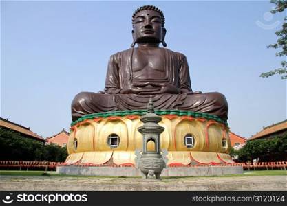 Big Buddha on the lotus in Changhua, Taiwan
