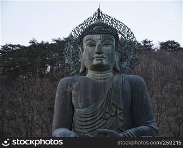 Big Buddha statue at Seoraksan National Park. South Korea