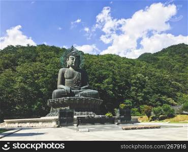Big Buddha statue at Seoraksan National Park. South Korea