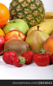 big colourful pack of fruits