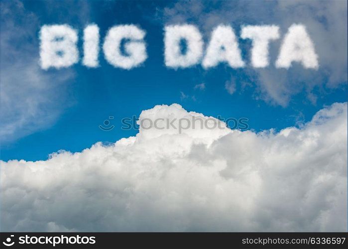 Big Data concept in IT technology - 3D rendering