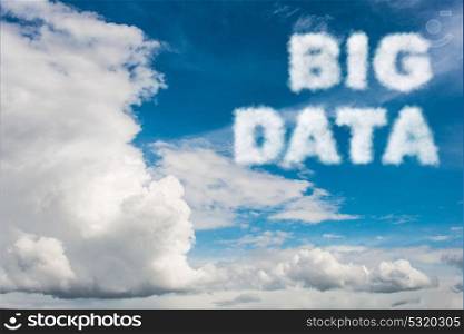 Big Data concept in IT technology
