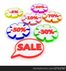 Big discounts during sale