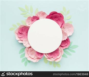 big elegant floral paper decoration. High resolution photo. big elegant floral paper decoration. High quality photo
