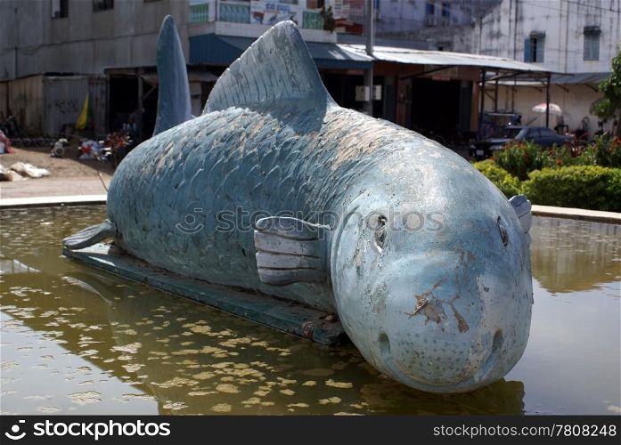 Big fish in Kamboja