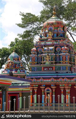 Big hindu temple in town Nadi, Fiji