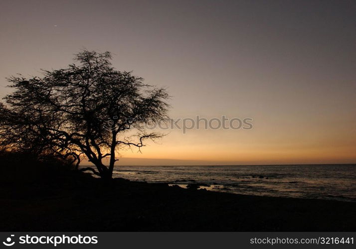 Big Island of Hawaii - sunset from beach