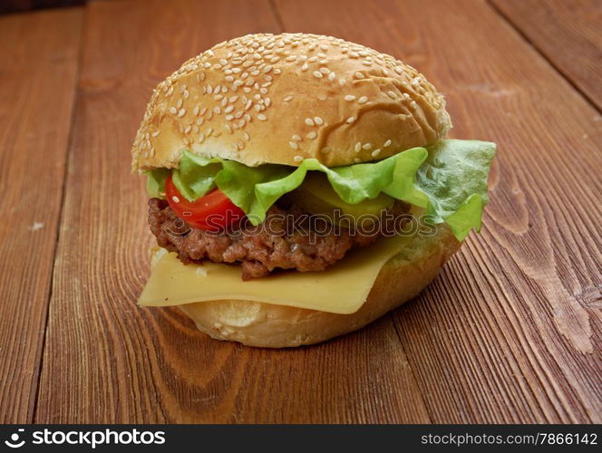 Big N&rsquo; Tasty - hamburger sold by the international fast food. sold outside the United States in parts of Europe, South America, the Middle East, and Taiwan.