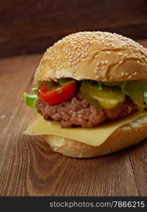 Big N&rsquo; Tasty - hamburger sold by the international fast food. sold outside the United States in parts of Europe, South America, the Middle East, and Taiwan.