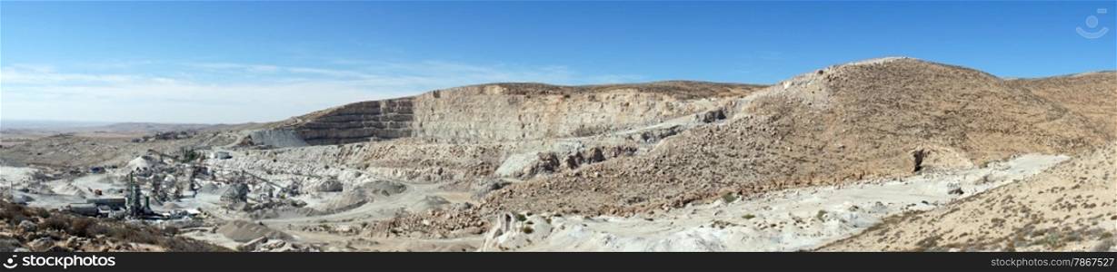 Big quarry near Drejat in Israel