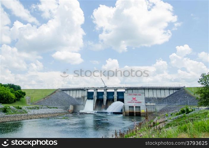 big reservoir dam