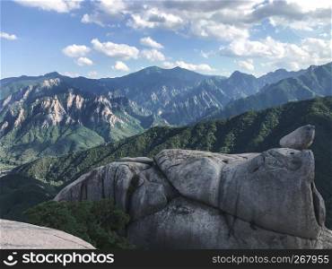 Big rocks at Seoraksan National Park, South Korea