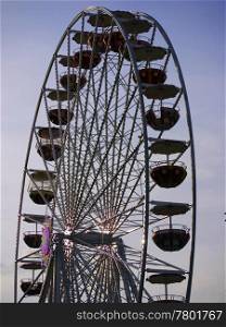Big Wheel Detail. Detail of Ferris wheel at a Berlin Christmas Market