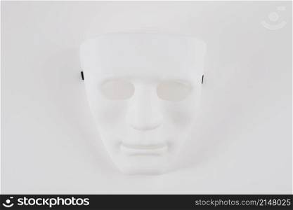big white carnival mask table