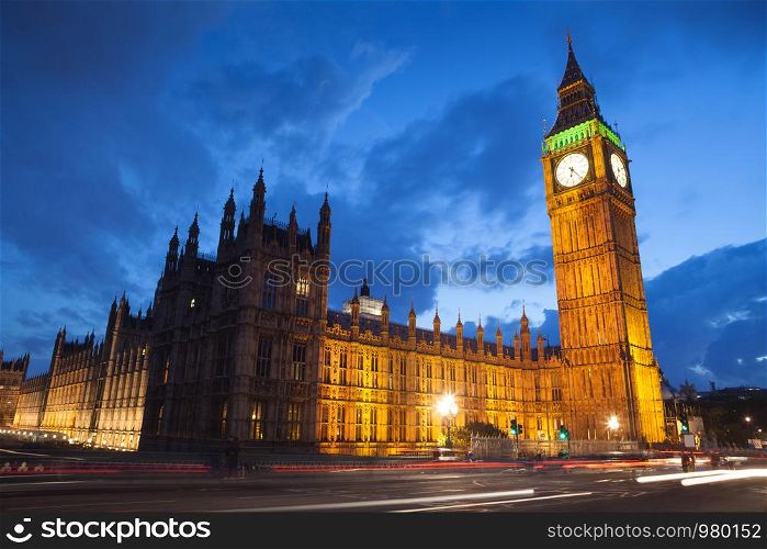 Bigben and house of parliament in London England, UK