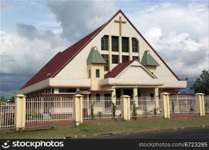 Bigest catholic church in Fiji, town Lautoka