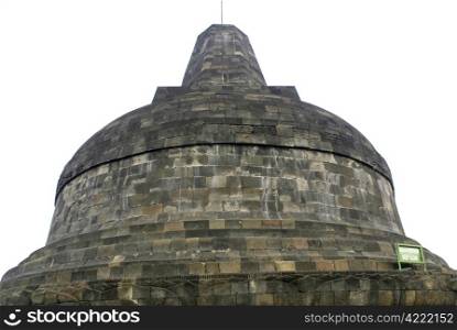 Biggest stupa in Borobudur, Java, Indonesia
