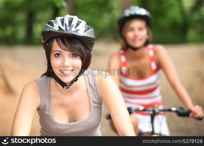 Bike ride between girls