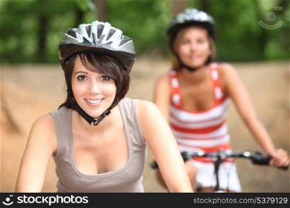 Bike ride between girls