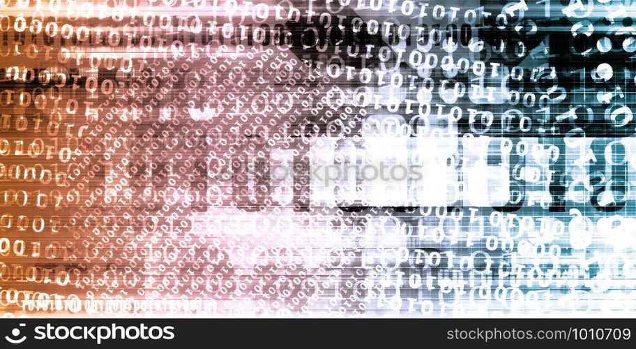 Binary Code Background Abstract as a Technology Concept. Binary Code Background