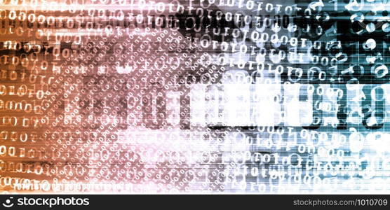 Binary Code Background Abstract as a Technology Concept. Binary Code Background