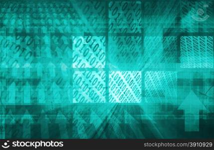 Binary Code Background as a Art Concept