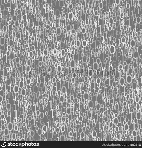 Binary Code Blue Background. Concept Numbers. Algorithm Decryption and Encoding.. Binary Code Blue Background. Algorithm Decryption and Encoding.